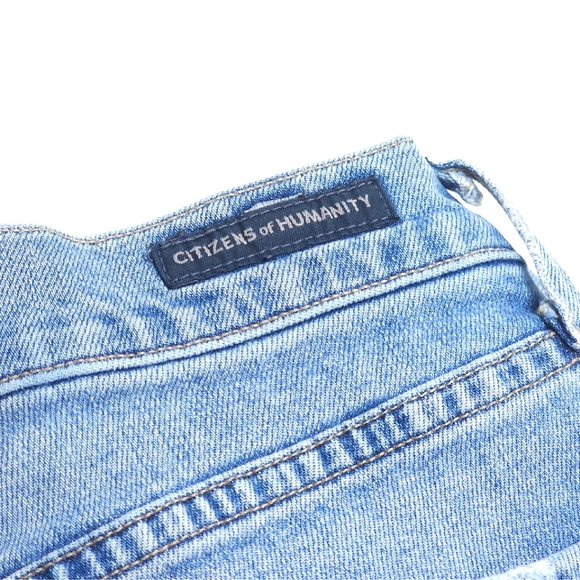 Citizens Of Humanity Olivia High Rise Slim Ankle in Backroad Light Indigo Size 6 - Picture 5 of 16